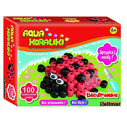 Acheter Inny Perles Aqua coccinelles 100pcs Noir / Rouge