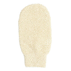Cosmetic Club Gant Exfoliant en Jute pour Soin du Corps CRT-24 Elimination Peaux Mortes Beige