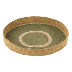 Paris Prix Plateau de Service en Jonc Cercles 50cm Vert