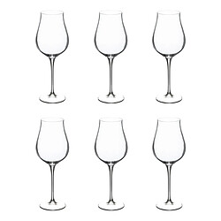 Secret De Gourmet Lot de 6 Verres à Vin Oriane 40cl Transparent