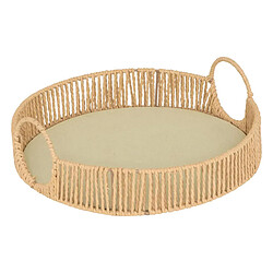 Avis Atmosphera Lot de 2 Plateaux Ronds Ali 35cm Naturel