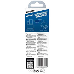ENERGIZER Adaptateur Audio USB-C vers Jack 3.5mm 11cm Plug and Play Noir pas cher