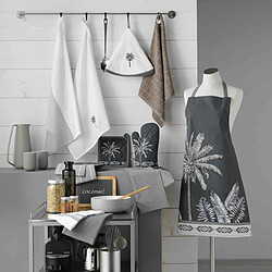 Avis Douceur D'Interieur Tablier de Cuisine Imprimé Cocoty 60x84cm Taupe