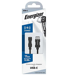 Avis ENERGIZER Adaptateur Audio USB-C vers Jack 3.5mm 11cm Plug and Play Noir