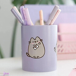 Avis Pusheen Pot à Crayons en Céramique avec Décor Lettre Élégant Violet