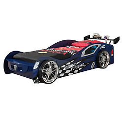Paris Prix Pack - Lit Enfant & Matelas Gran Turismo 90x200cm Bleu