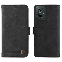 Flip Étui Pour Motorola Moto G55 5G Portefeuille Antichoc Longue sangle Sangle courte Supports de fente pour carte Noir Flip Étui Pour Motorola Moto G55 5G Portefeuille Antichoc Longue sangle Sangle courte Supports de fente pour carte GANGXUN Noir