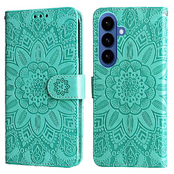 Étui Pour Samsung Galaxy S26 Cuir Flip Fentes pour cartes Housse de protection Vert