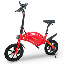 UrbanGlide Draisienne Électrique Adulte 140 Rouge – Moteur 1000W - Autonomie Jusqu'a 18 km