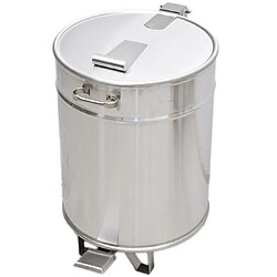 Pinha2 Poubelle inox à pédale 50 L