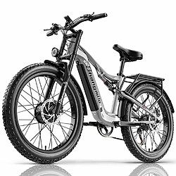 Vélo électrique Shengmilo S600 26" 1000Wx2 Moteur 48V 17.5AH
