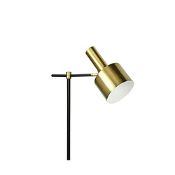 Alexandra House Living Lampadaire en laiton/noir 37,5 x 23 x 150