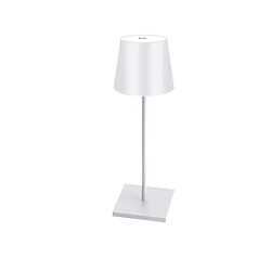 Lampe à poser led 38cm, 5w, Tactile, Métal et ABS, Rechargeable, Intensité Variable