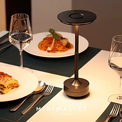 Avis Lampe Led Tactile à poser, Aluminium brossé, Intensité Variable, Rechargeable USB