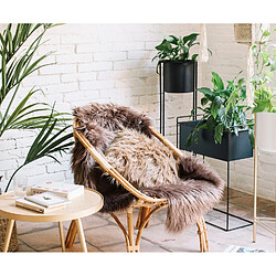 Acheter Alexandra House Living Pot de fleurs en métal noir 51 x 24 x 65