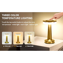 Acheter Lampe led à poser Tactile, Rechargeable USB, Intensité Variable