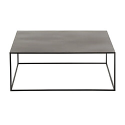 Mes Table basse 80x80x30,5 cm en métal - KOLSEN