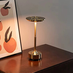 Avis Lampe Led Tactile à poser, Aluminium brossé, Intensité Variable, Rechargeable USB