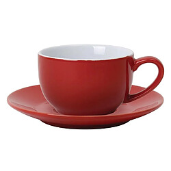 Soucoupe pour Tasses 228ml Rouge Lot de 12 Olympia