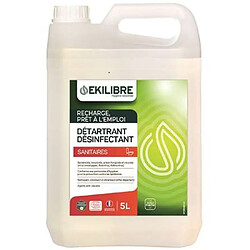 Détartrant Désinfectant pour Sanitaire - Lot de 8 Bidons de 5L - Action Pin