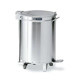 Poubelle à 2 Roulettes avec Couvercle à Pédale - Capacité de 50 à 95L - Distform