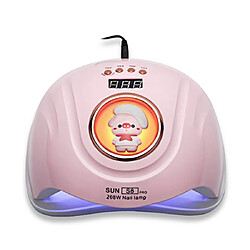 Lampe UV ongles manucure 268 Watts Sun S8 Pro Strong Dual LED Rose