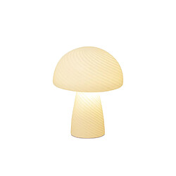 Alexandra House Living Lampe champignon en verre, diamètre 22 x 28 cm