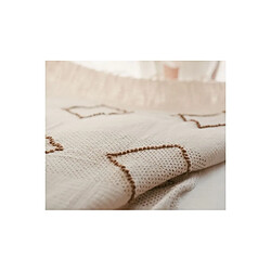 Alexandra House Living Couverture en coton Lyra 130 x 170 cm