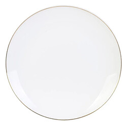 Paris Prix Lot de 6 Assiettes à Dessert Liseré 20cm Blanc