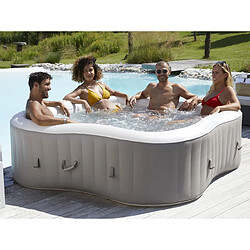 Spa gonflable Élite Plus trèfle Bulles 4 places + Accessoires offerts - Infinite Spa