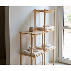 Alexandra House Living Étagère 4E. Bambou 34 x 35 x 123 cm