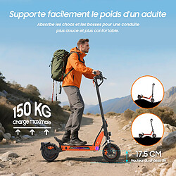 Acheter Trottinette électrique pour adultes TOFUN TF3 1000W Trottinette électrique tout-terrain rapide avec une vitesse maximale de 45 km/h, autonomie maximale de 45 km, noir et orange