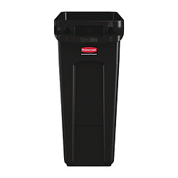 Collecteur de Recyclage Slim Jim Noir 60 L - Rubbermaid