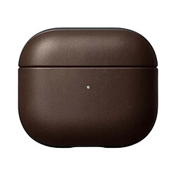 Avis Nomad Coque pour AirPods 4 Modèle Modern Leather Antichoc Marron foncé