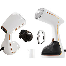 Vendos85 Brosse vapeur pliable blanche 1500 W pour voyage