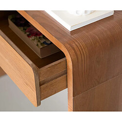 Alexandra House Living Table de chevet en frêne foncé 40X34X56 pas cher
