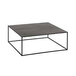 Mes Table basse 80x80x30,5 cm en métal - KOLSEN