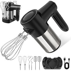 Vendos85 Batteur Électrique Sans Fil 7 Vitesses