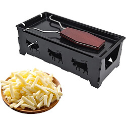 Vendos85 Mini Poêle à Fromage Portable Antiadhésive en Fer