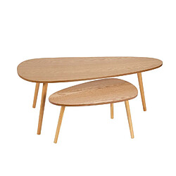 Alexandra House Living Tables auxiliaires gigognes S/2 M.Fresno