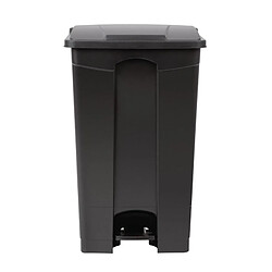Poubelle de Cuisine Noire à Pédale 87 Litres - Jantex