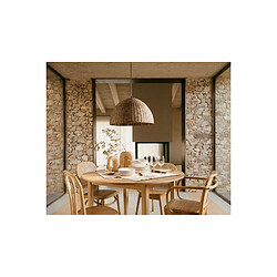 Alexandra House Living Plafonnier en rotin, diamètre 53 x 31 cm