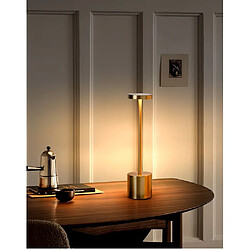 Lampe Led à poser en Métal, Intensité Variable Tactile, Rechargeable
