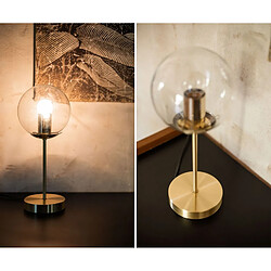 Alexandra House Living Lampe Mia Métal/Cristal Diamètre 15X35