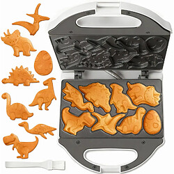 Vendos85 Mini Gaufrier Dino 8 Motifs – Revêtement Antiadhésif