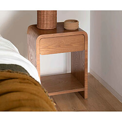 Acheter Alexandra House Living Table de chevet en frêne foncé 40X34X56