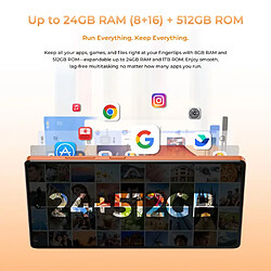 OUKITEL C66 Smartphone 6,73" Android 16 Téléphone - 24Go+512Go 5000mAh 120Hz 64MP