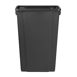 Poubelle Slim Noire 80 Litres - Jantex
