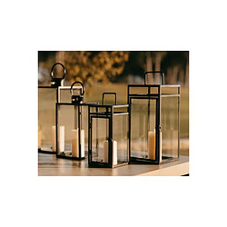 Alexandra House Living Lanterne bougeoir Met.Neg 20X20X46