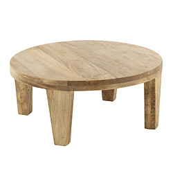 Paris Prix Table Basse en Bois Manguier 80cm Naturel